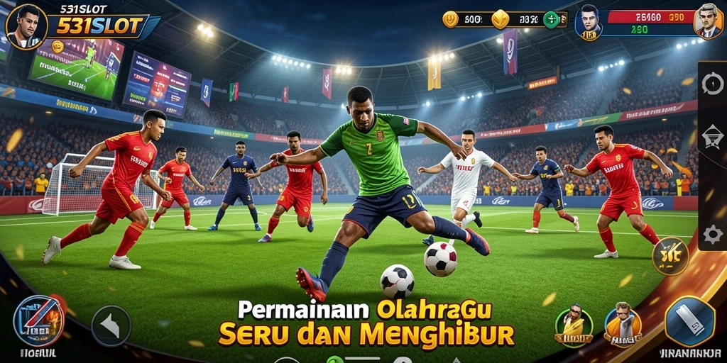 Tampilan gameplay 531SLOT yang menarik dan seru di dunia olahraga.