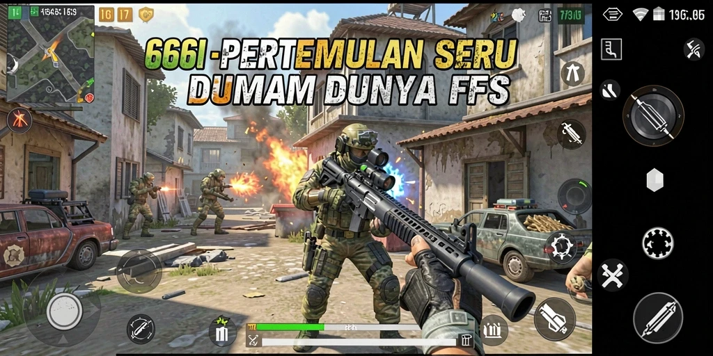 Tampilan gameplay seru dan menegangkan di 666I.