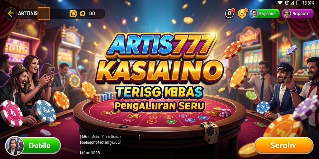 Tampilan menarik dari gameplay Kasino dalam ARTIS777.