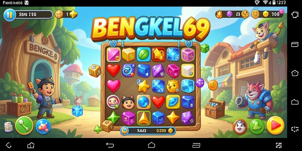Gameplay seru dan penuh warna di BENGKEL69.