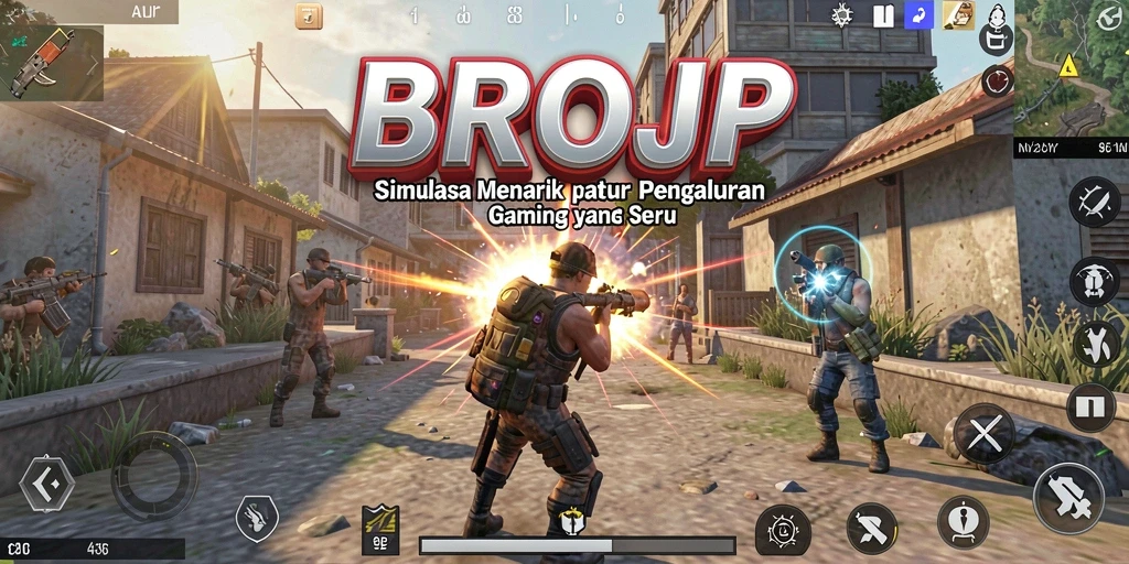 Gameplay BROJP yang seru dan mengasyikkan.
