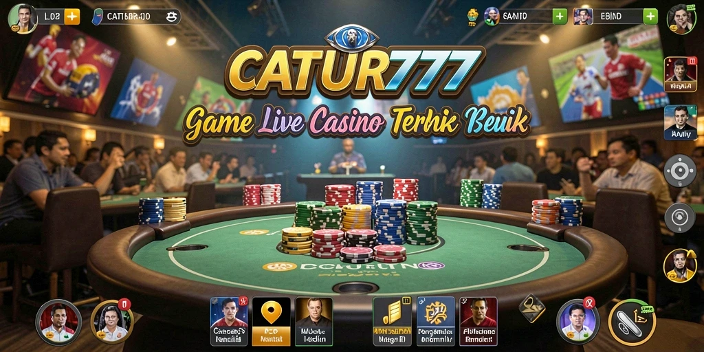 Tampilan gameplay Live Casino yang menarik di CATUR777.