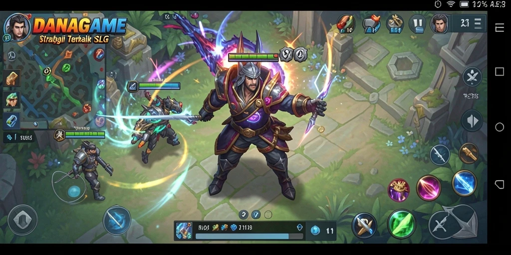 Tampilan gameplay <strong>DANAGAME</strong> yang mendebarkan dan penuh strategi.
