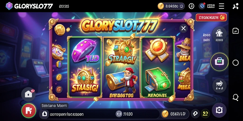 Tampilan menarik dari gameplay GLORYSLOT777 yang menegangkan.