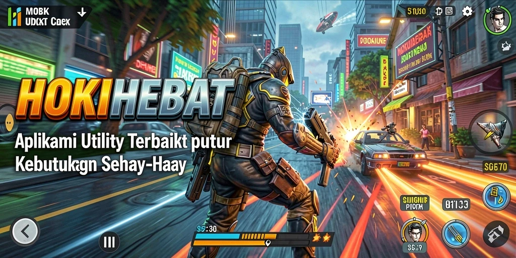 Tampilan antarmuka HOKIHEBAT yang user-friendly