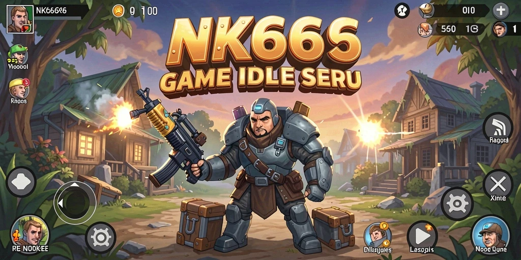Tampilan gameplay NK666 yang menarik dan penuh warna.