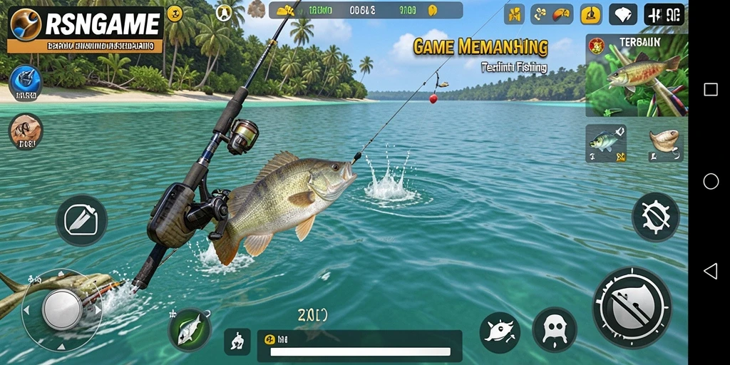 Tangkapan ikan besar dalam gameplay RSNGAME yang seru.
