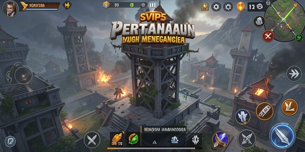 Gameplay menara pertahanan yang mendebarkan dan penuh strategi.