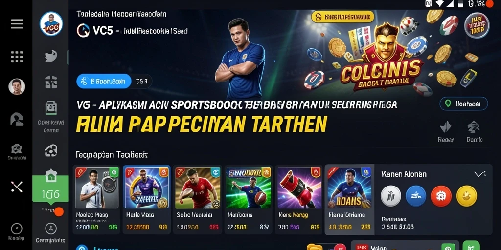 Tampilan gameplay VC5 yang menarik dan interaktif dalam taruhan olahraga.